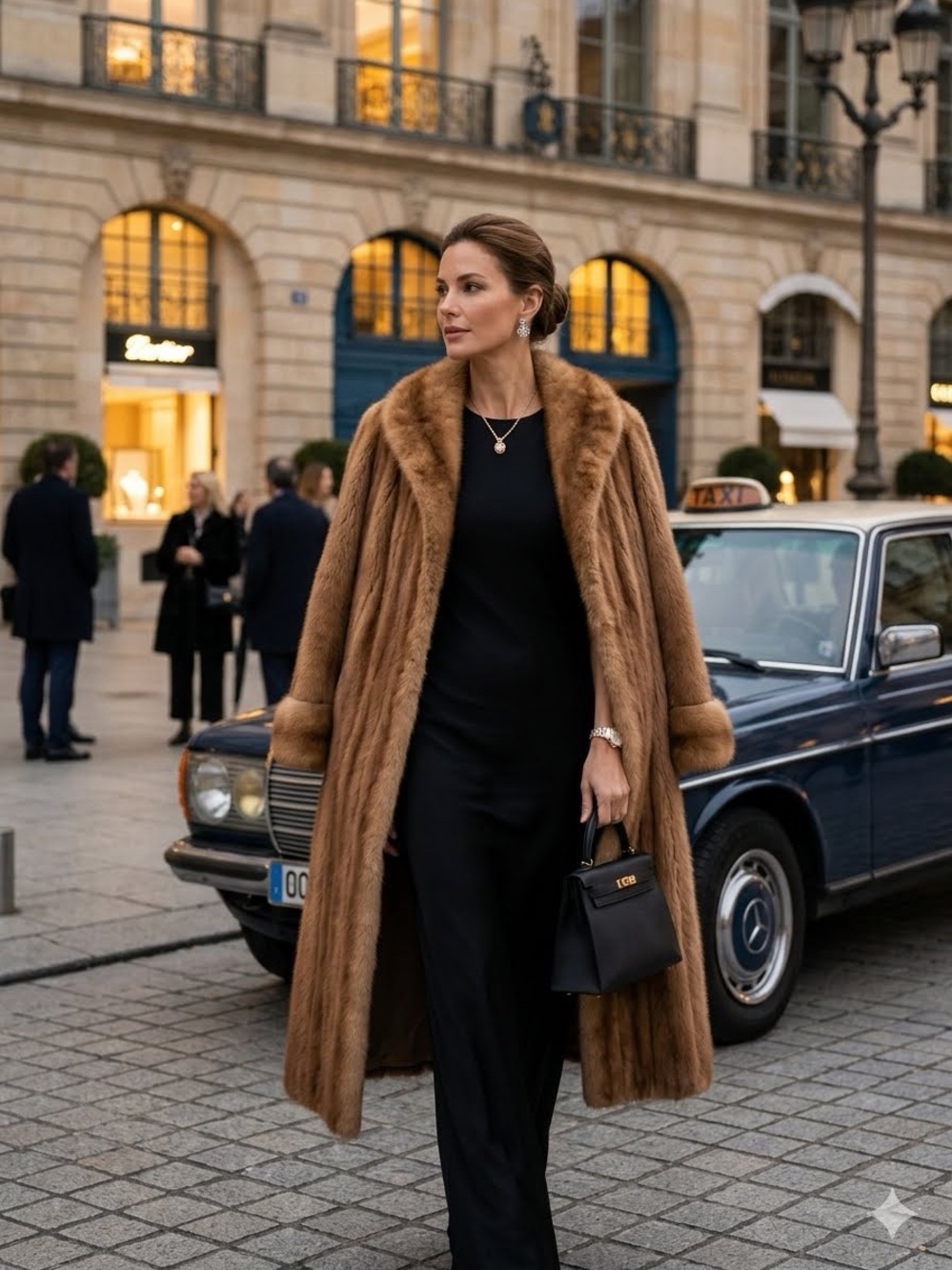 Brown Mink Fur Coat